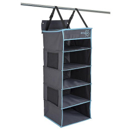 Organizer Bo-Camp 5 compartments 34 x 34 x 85 cm schwarz Anthracite
