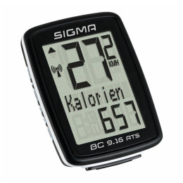 Fahrradcomputer Sigma BC 9.16 ATS drahtlos schwarz