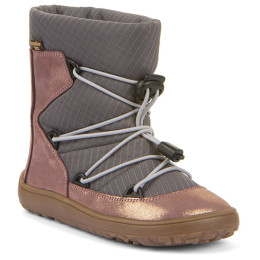 Damen Winterschuhe Frodo Barefoot Tex Track Wool grau/rosa grey/pink