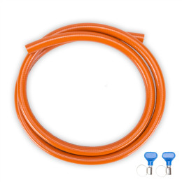 Schlauch Gimeg Plynová hadice 2 m se svorkami orange oranžová