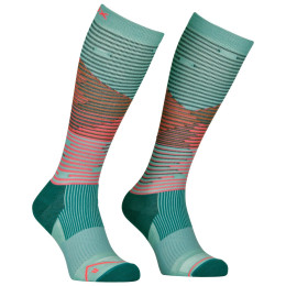 Damen-Kniestrümpfe Ortovox All Mountain Long Socks W blau ice waterfall