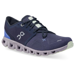 Damen Laufschuhe On Running Cloud X 3 blau/dunkelgrau Midnight/Heron