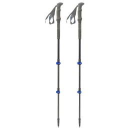 Trekkingstöcke Pinguin Carbon FL Foam grau/blau carbon/blue