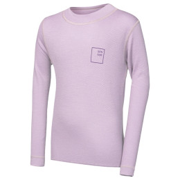 Kinder-Funktionsshirt Sensor Merino DF Logo Up Mystic Violet