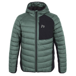 Herren-Winterjacke Hannah Revel Hoody dunkelgrün dark forest/anthracite