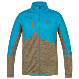 Herren Funktions-Sweatshirt Hannah Niro blau/grün faience/mayfly mel