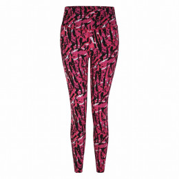 Damen-Leggings Dare 2b Influential Leging rosa/rot NeonPkZebPrn