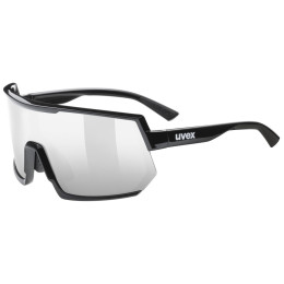 Sonnenbrille Uvex Sportstyle 235 schwarz lack / Mirror Silver