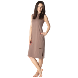 Damenkleid Drexiss Maxišaty Coffee