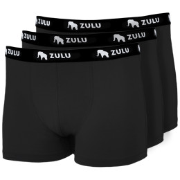 Herren-Boxershorts Zulu Bambus 210 3-pack schwarz Black