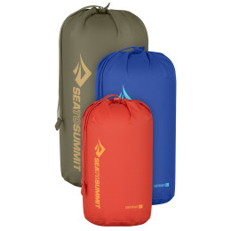 Wasserdichter Packsack Sea to Summit Lightweight Stuff Sack Set 5, 8, 13L blau/grün Spicy Orange, Surf the Web, Burnt Olive