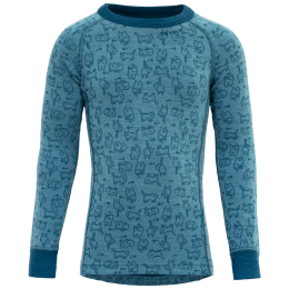 Kinder-Funktionsshirt Devold Duo Active Merino Shirt Kid hellblau MOON