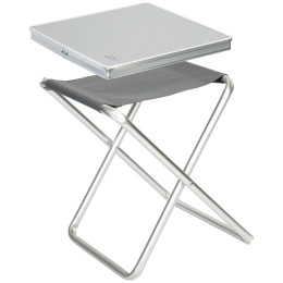 Stuhl / Tisch Bo-Camp Stool top - Foldable grau