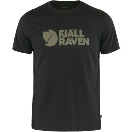 Herren-T-Shirt Fjällräven Logo T-shirt M schwarz Black