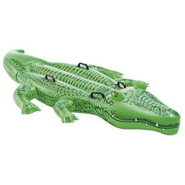 Aufblasbares Krokodil Intex Giant Gator RideOn 58562NP grün