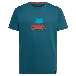 Herren-T-Shirt La Sportiva Cinquecento T-Shirt M blau/rot Hurricane