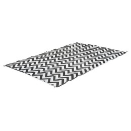 Zeltteppich Bo-Camp Chill Mat Carpet XL Wave schwarz/weiß