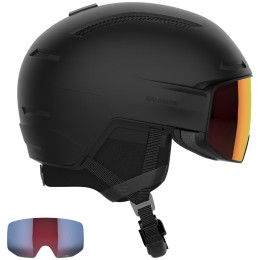 Skihelm Salomon Driver Prime Sigma Plus schwarz Black