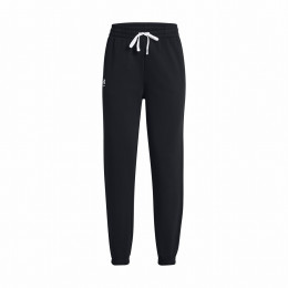 Damen-Jogginghosen Under Armour Rival Terry Jogger schwarz/weiß Black / Black / White