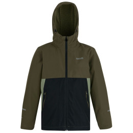 Kinderjacke Regatta Hillain Warm Lined grün OlivNght/Blk