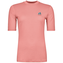 Damen-T-Shirt Ortovox 185 Merino Mtn Hug Ts Women's rosa Bloom