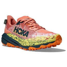 Damen Laufschuhe Hoka W Speedgoat 6 rosa/blau Feldspar / Blue Twilight