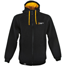 Herren-Sweatshirt Singing Rock rozepínací schwarz