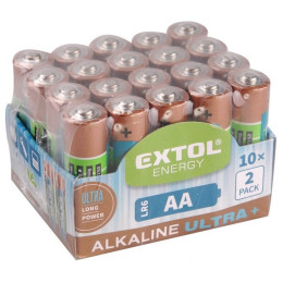 Batterie Extol Alkaline AA 20 Stück