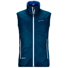 Herrenweste Ortovox Swisswool Piz Cartas Vest M dunkelblau PetrolBlue