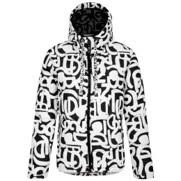 Damenjacke Dare 2b Society Jacket schwarz/weiß Black & White Graffiti