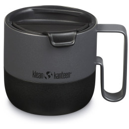 Thermotasse Klean Kanteen Rise 14oz Mug (w/ Flip Lid) schwarz/grau Asphalt
