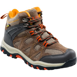 Kinderschuhe Hi-Tec Kaori Mid WP Jr braun Brown/DarkBrown/Orange