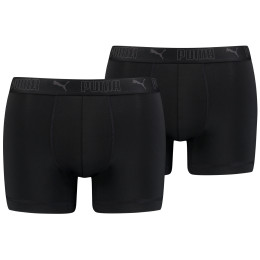 Herren-Boxershorts Puma Sport Microfiber Boxers 2P schwarz Black