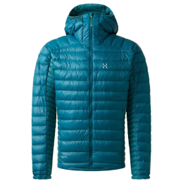 Herrenjacke Haglöfs L.I.M Down Hood II hellblau Deep Teal/Mountain Teal