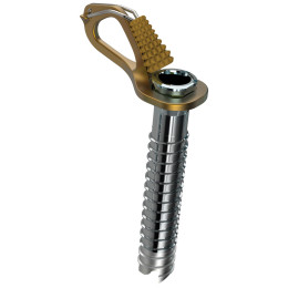 Eisschraube Blue Ice Aero Lite Ice Screw 13 cm gold Yellow