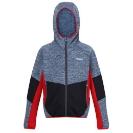 Kinder-Sweatshirt Regatta Dissolver VIII grau/rot CorontBl/Nvy