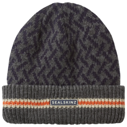 Wasserdichte Mütze SealSkinz Arminghall grau Navy