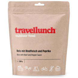 Trekkingnahrung Travellunch Scharfes Rindfleisch mit Reis und Gemüse 250g