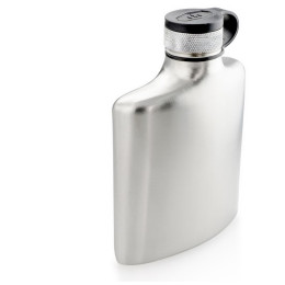 Flachmann GSI Outdoors Glacier Stainless Hip Flask 6 silber
