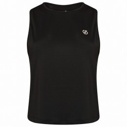 Damenunterhemd Dare 2b Meditate Crop Top schwarz black