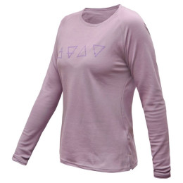 Damen-T-Shirt Sensor Merino Blend Elements rot Violet