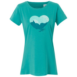 Damen-T-Shirt Regatta W Breezed V blau Turquoise