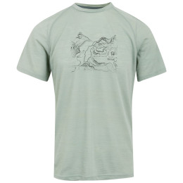 Herren-T-Shirt Regatta Escade grün Glacier
