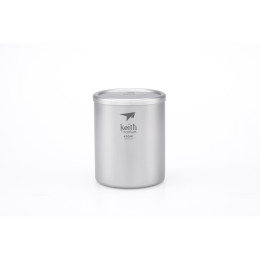 Thermotasse Keith Titanium Double-Wall Tit. Mug 450 ml grau