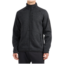 Herren-Sweatshirt 4F Fleece M485 grau Deep Black Melange