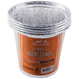 Erweiterung für Grill Traeger MINI BUCKET LINER - 5 PACK silber