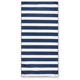 Handtuch Regatta Printed Microfibre Beach Towel blau/weiß Wht/NvyStrpe