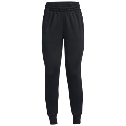 Damen-Jogginghosen Under Armour Fleece Jogge schwarz Black/Black