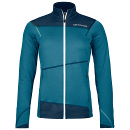 Damen-Sweatshirt Ortovox Fleece Light Jacket W blau mountain blue
