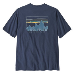 Herren-T-Shirt Patagonia M's '73 Skyline Organic T-Shirt dunkelblau New Navy